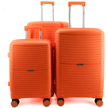 SET DI 3 VALIGIE S+M+L "ORANGE"