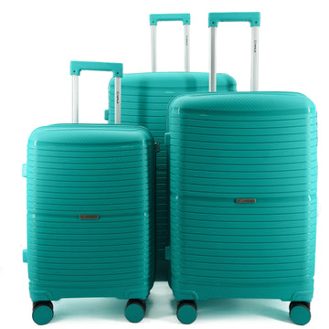 IRIDE. SET DI 3 VALIGIE S+M+L "TURQUOISE"