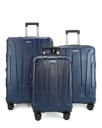 SET DI VALIGIE S+M+L SMART ADVANCED "BLUE NAVY"