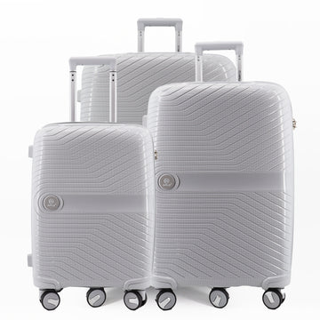 SOLID. SET DI 3 VALIGIE S+M+L "LIGHT GREY"