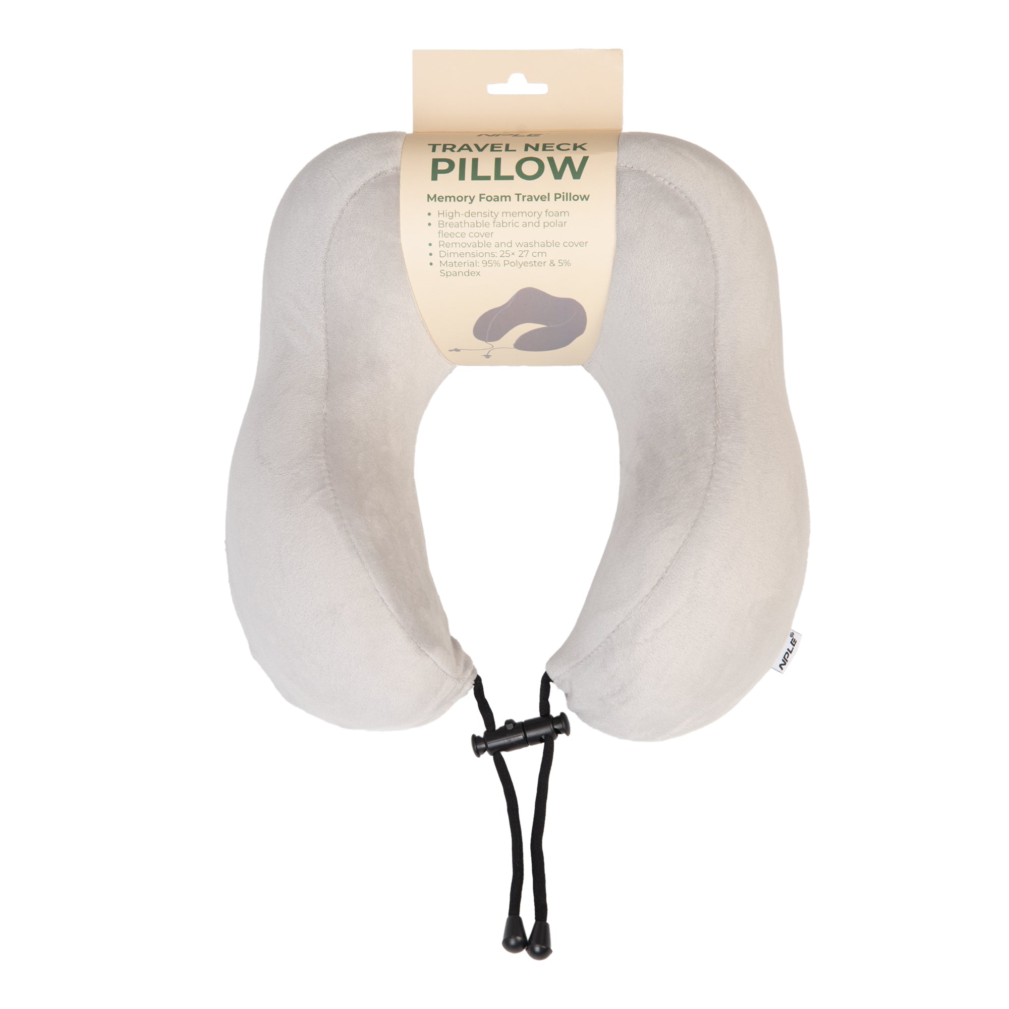 Cuscino da viaggio Grey Foam