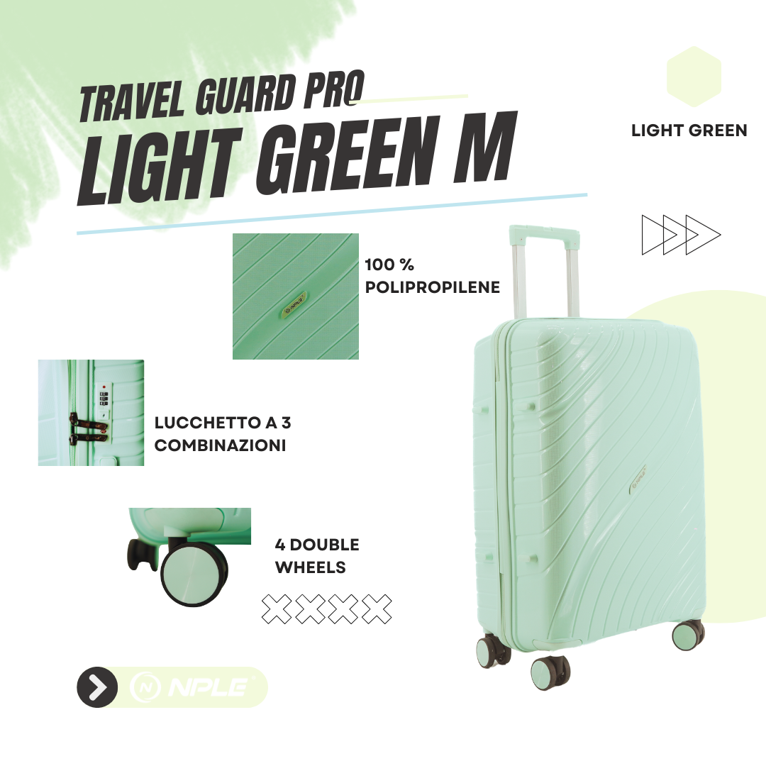 FAMILY. TROLLEY DA STIVA M " LIGHT GREEN"