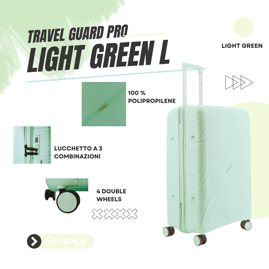 FAMILY. TROLLEY DA STIVA L " LIGHT GREEN"