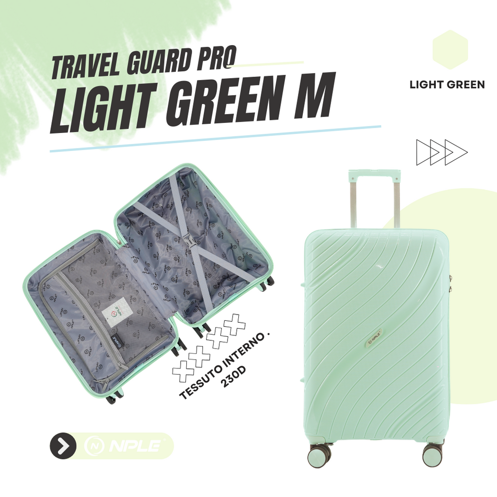 FAMILY. TROLLEY DA STIVA M " LIGHT GREEN"