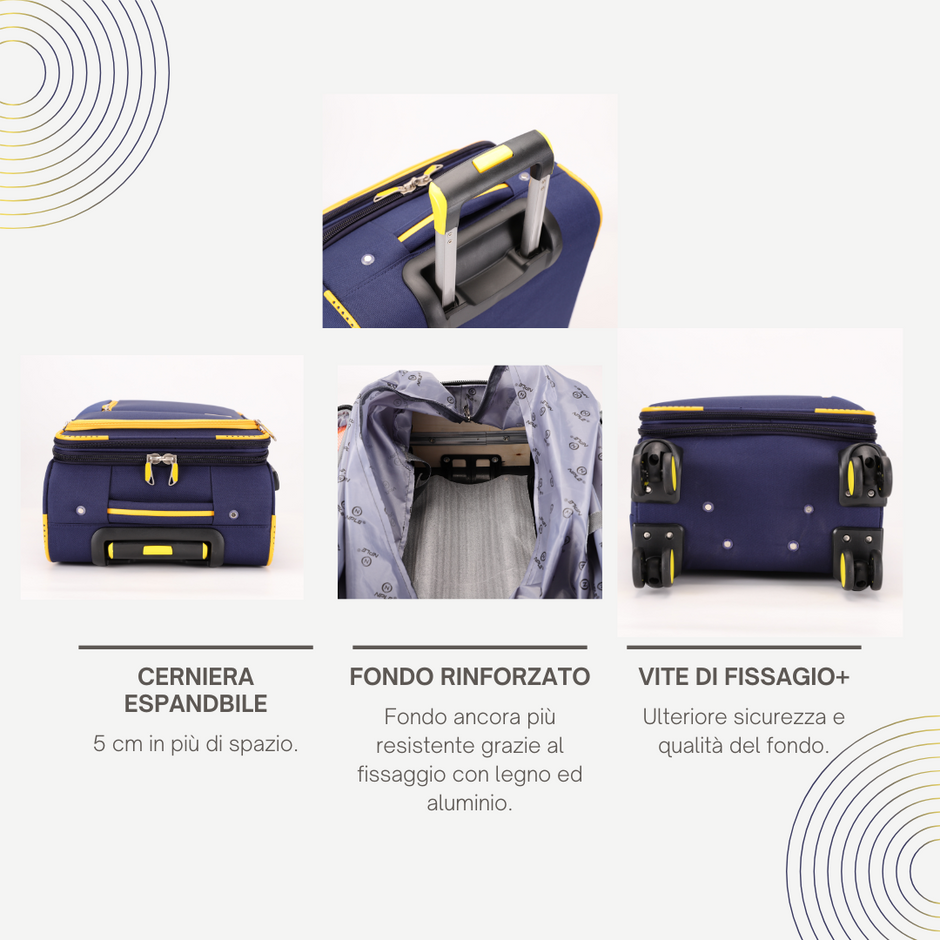 VALIGIA DA STIVA L TESSUTO TEXTURE COLLECTION