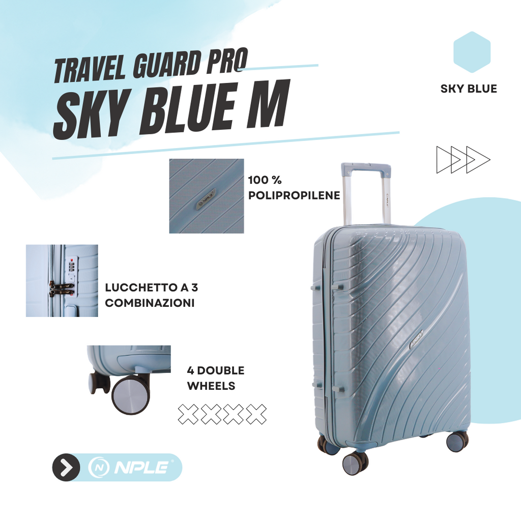 FAMILY. TROLLEY DA STIVA M " SKY BLUE"