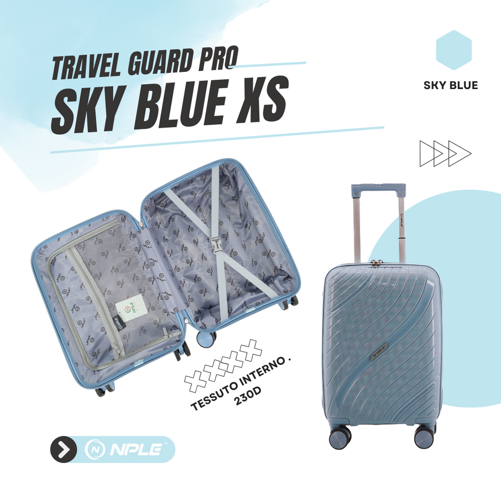 FAMILY. BAGAGLIO A MANO XS " SKY BLUE "