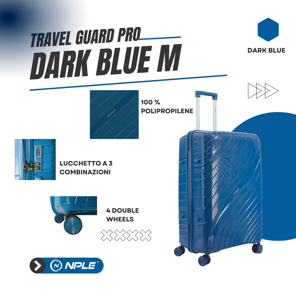 FAMILY. TROLLEY DA STIVA M " DARK BLUE"