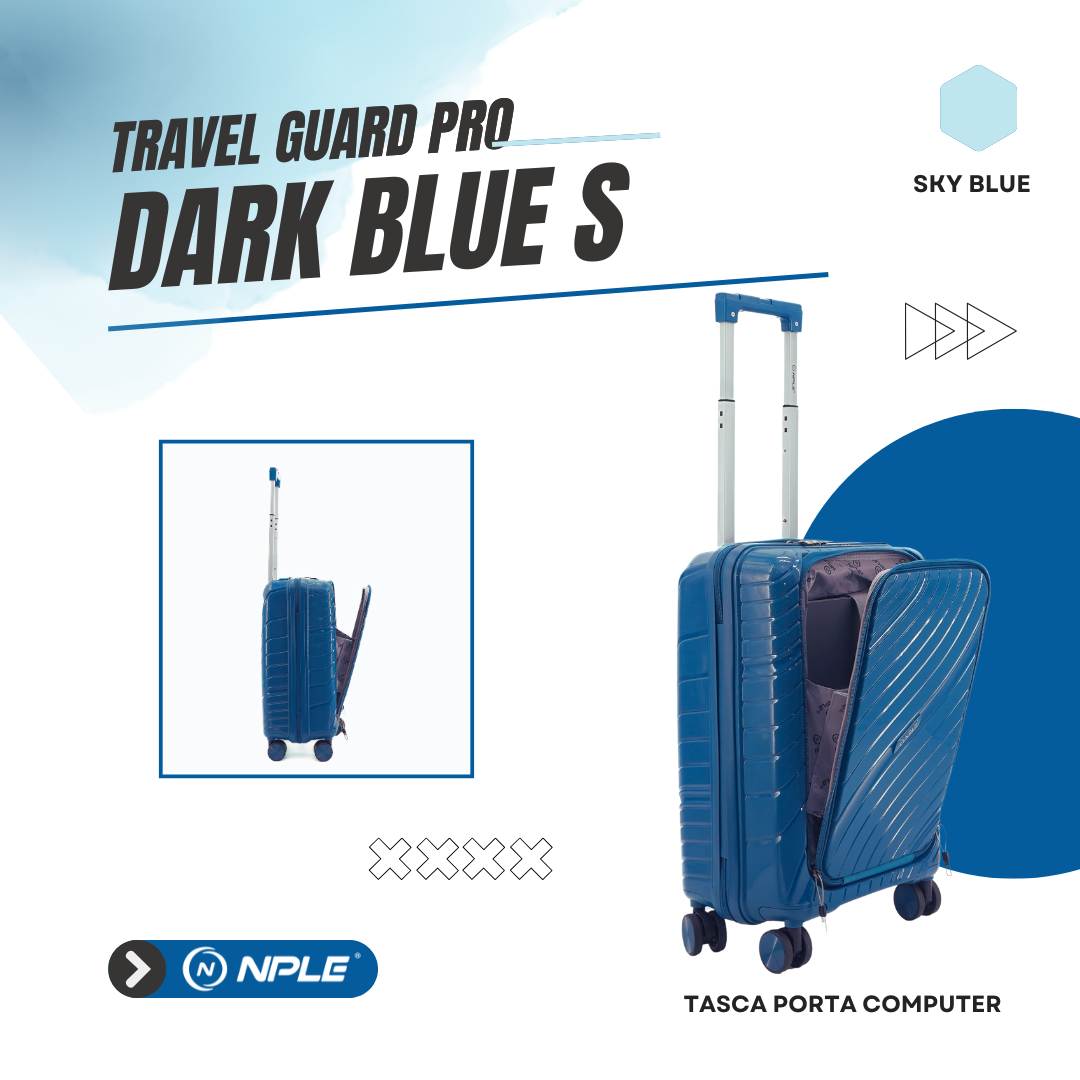 FAMILY. BAGAGLIO A MANO S " DARK BLUE " PORTA PC