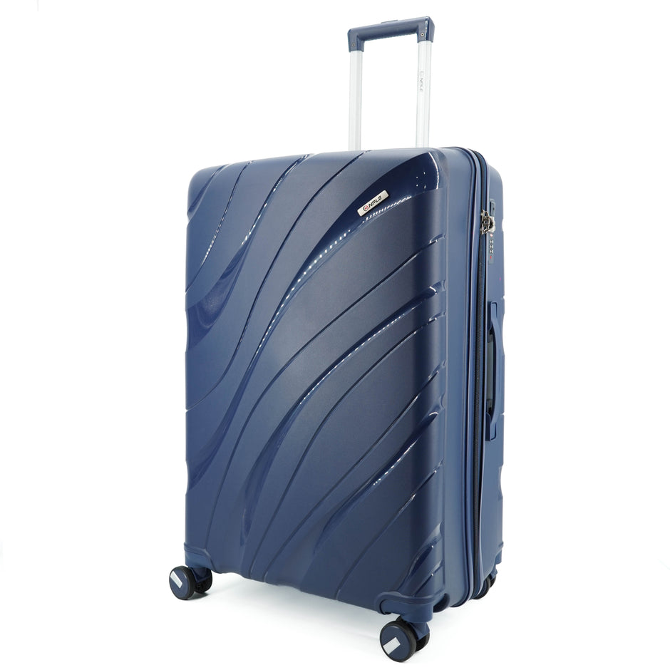 SET OF 3 SUITCASES S,M,L BLUE