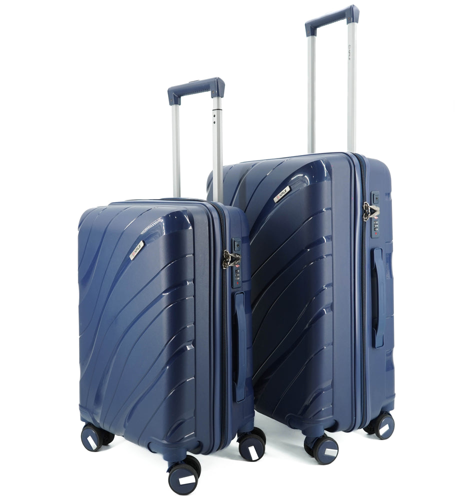 WAVE. SET DI  2 VALIGIE S+M "DARK BLUE"