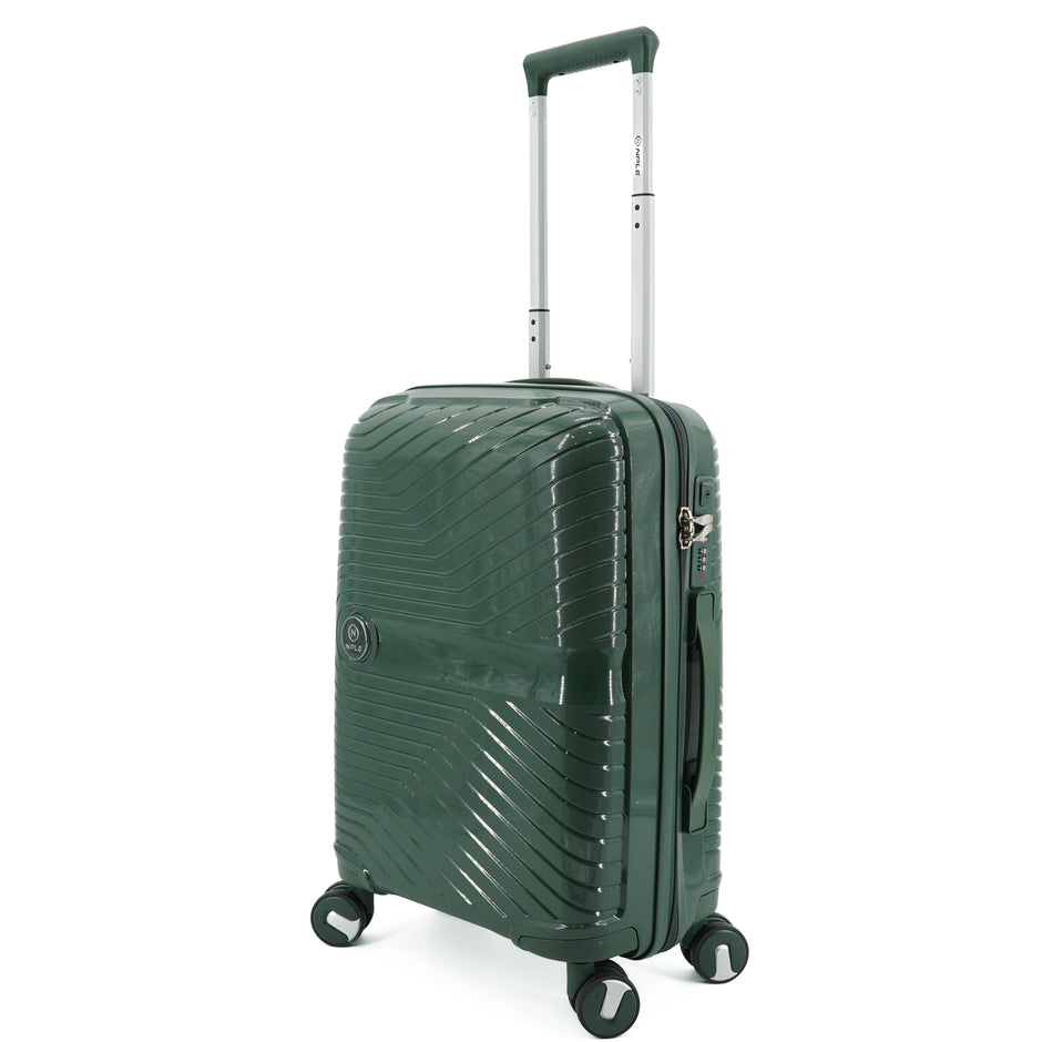 SET OF 2 SUITCASES S+M GREEN