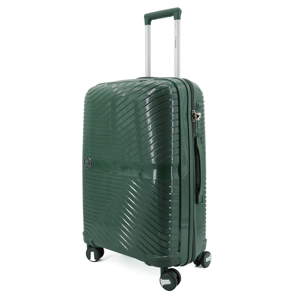 SET OF 2 SUITCASES S+M GREEN