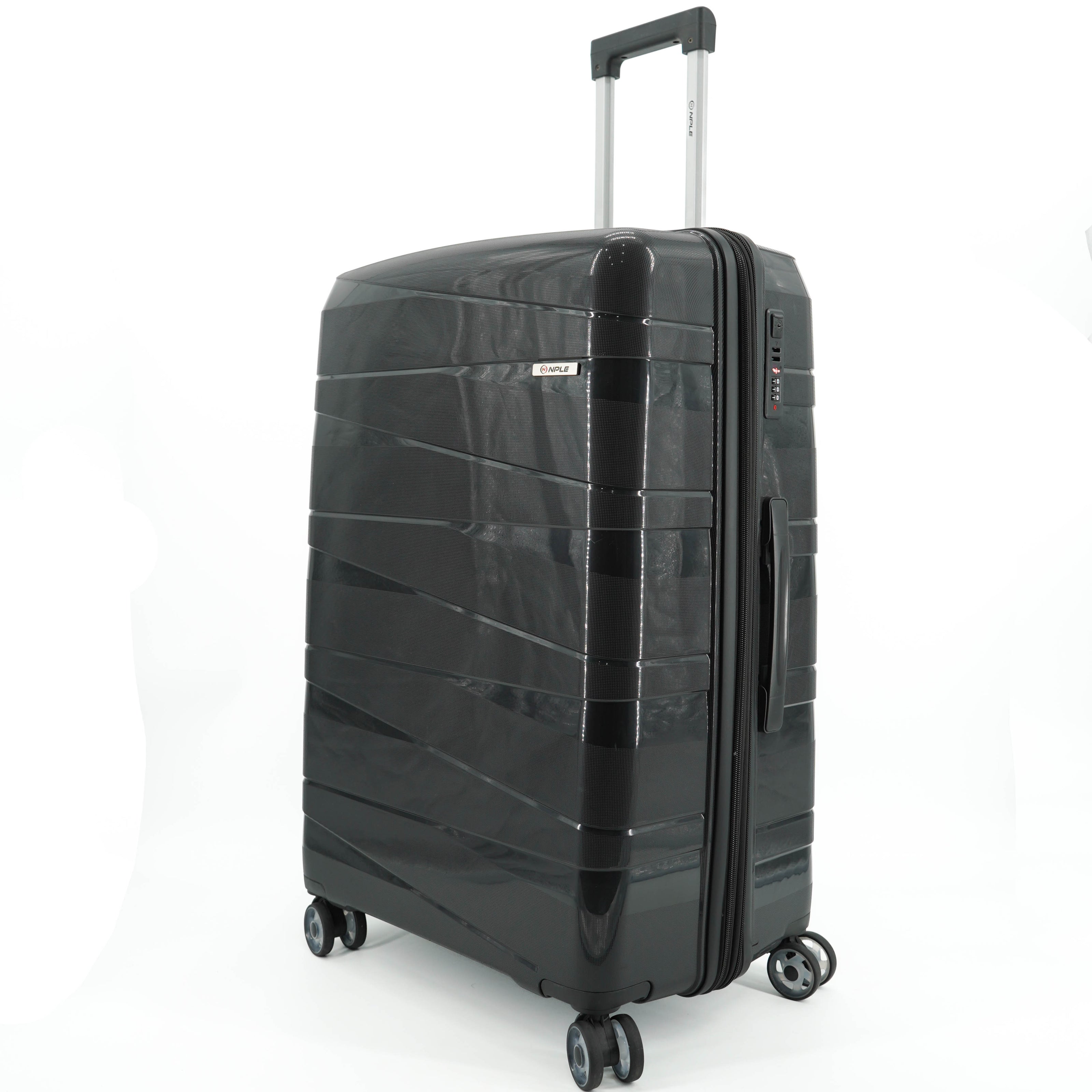 BLACK L CHECK-IN SUITCASE