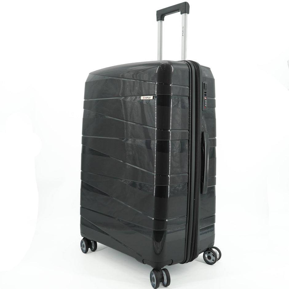 BLACK L CHECK-IN SUITCASE