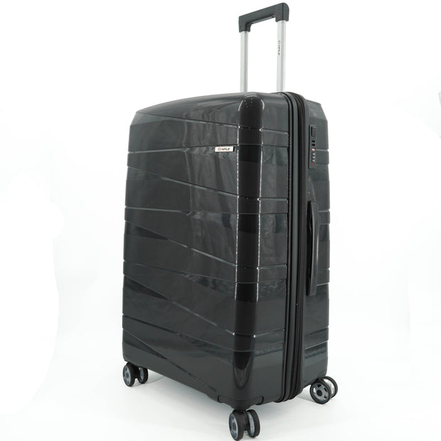 BLACK L CHECK-IN SUITCASE