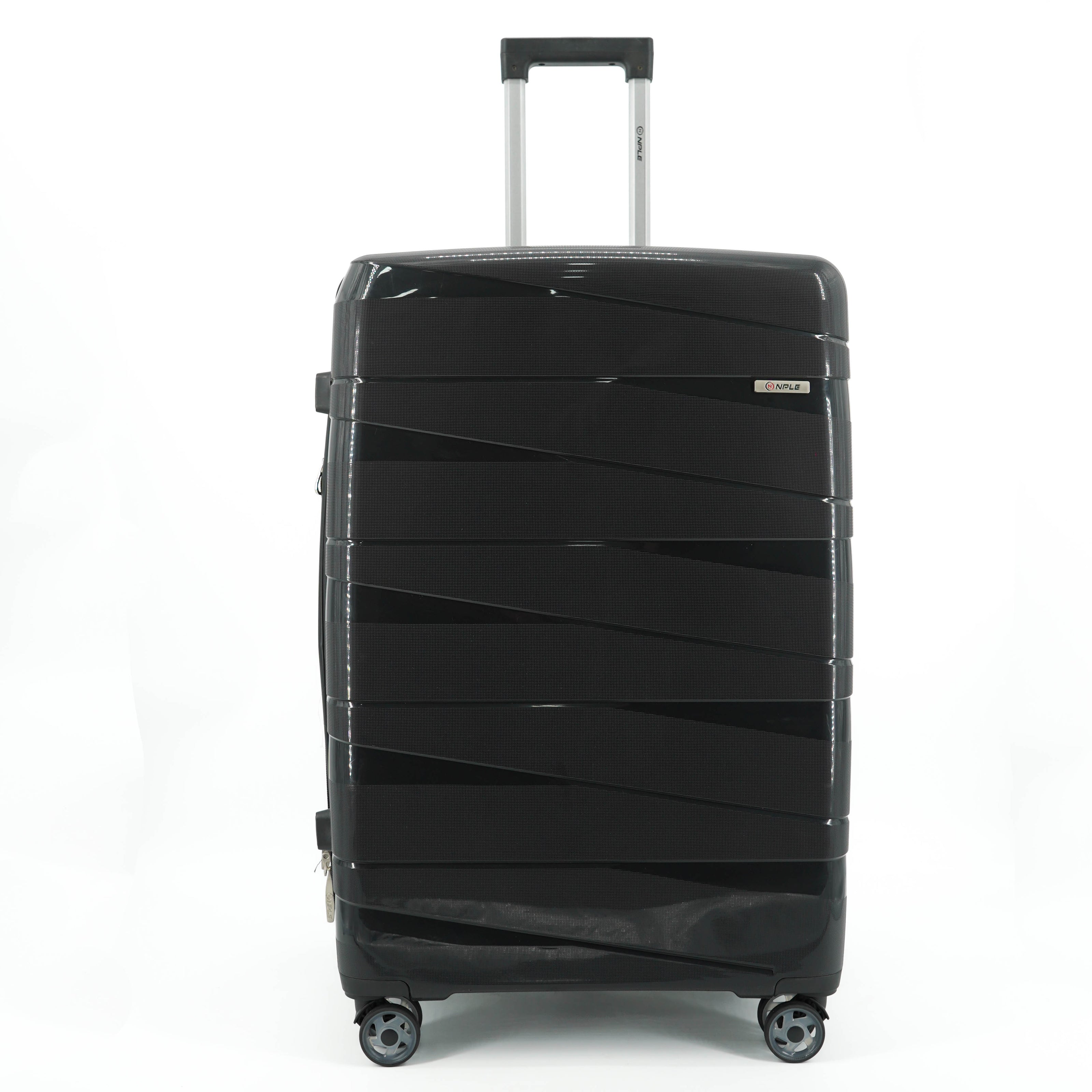 BLACK L CHECK-IN SUITCASE