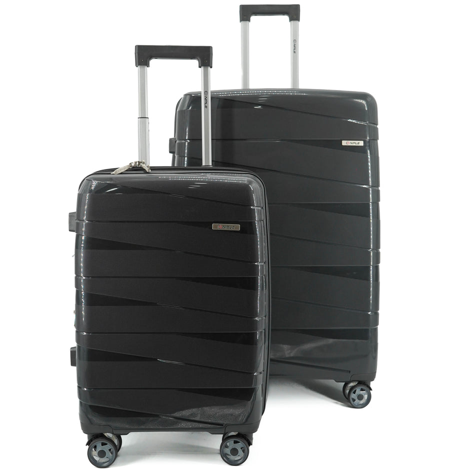 STRONG. SET DI  2 VALIGIE S+L "BLACK"