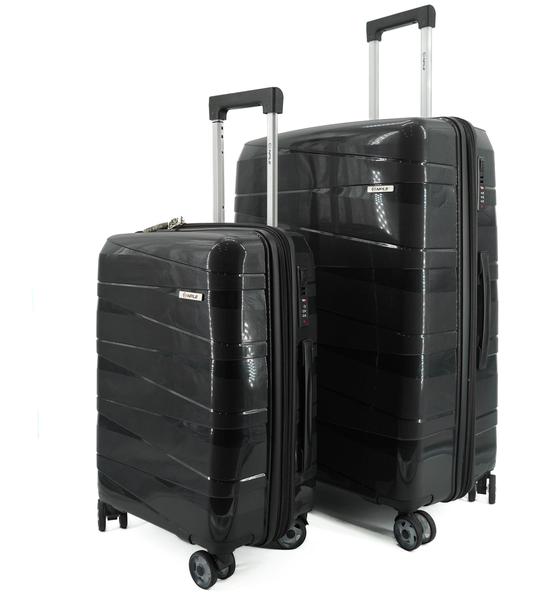 STRONG. SET DI  2 VALIGIE S+L "BLACK"