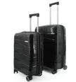 SET OF 2 SUITCASES S+M BLACK