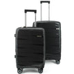 SET OF 2 SUITCASES S+M BLACK