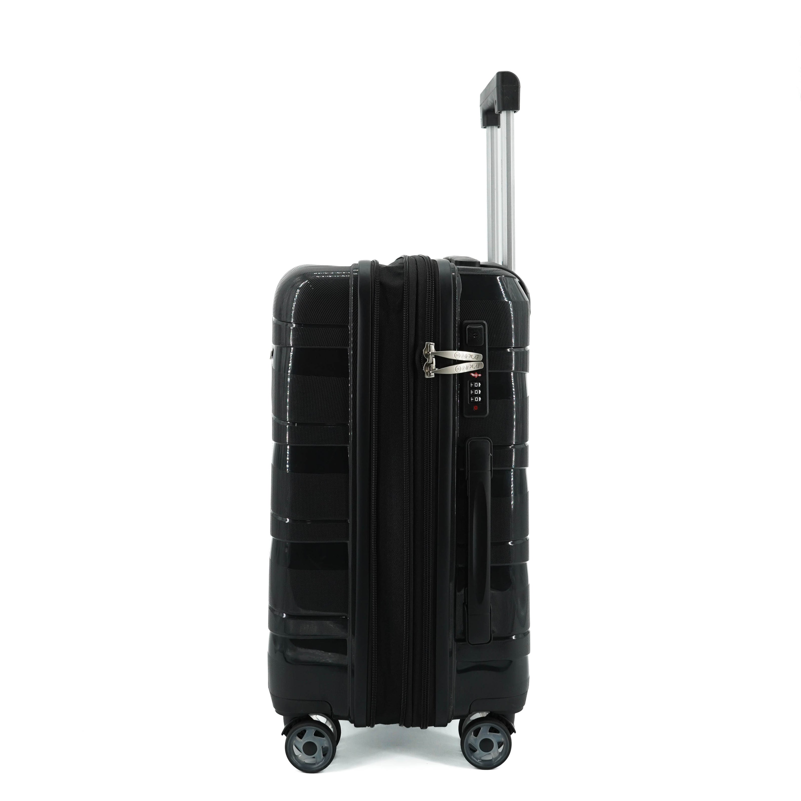 BLACK L CHECK-IN SUITCASE