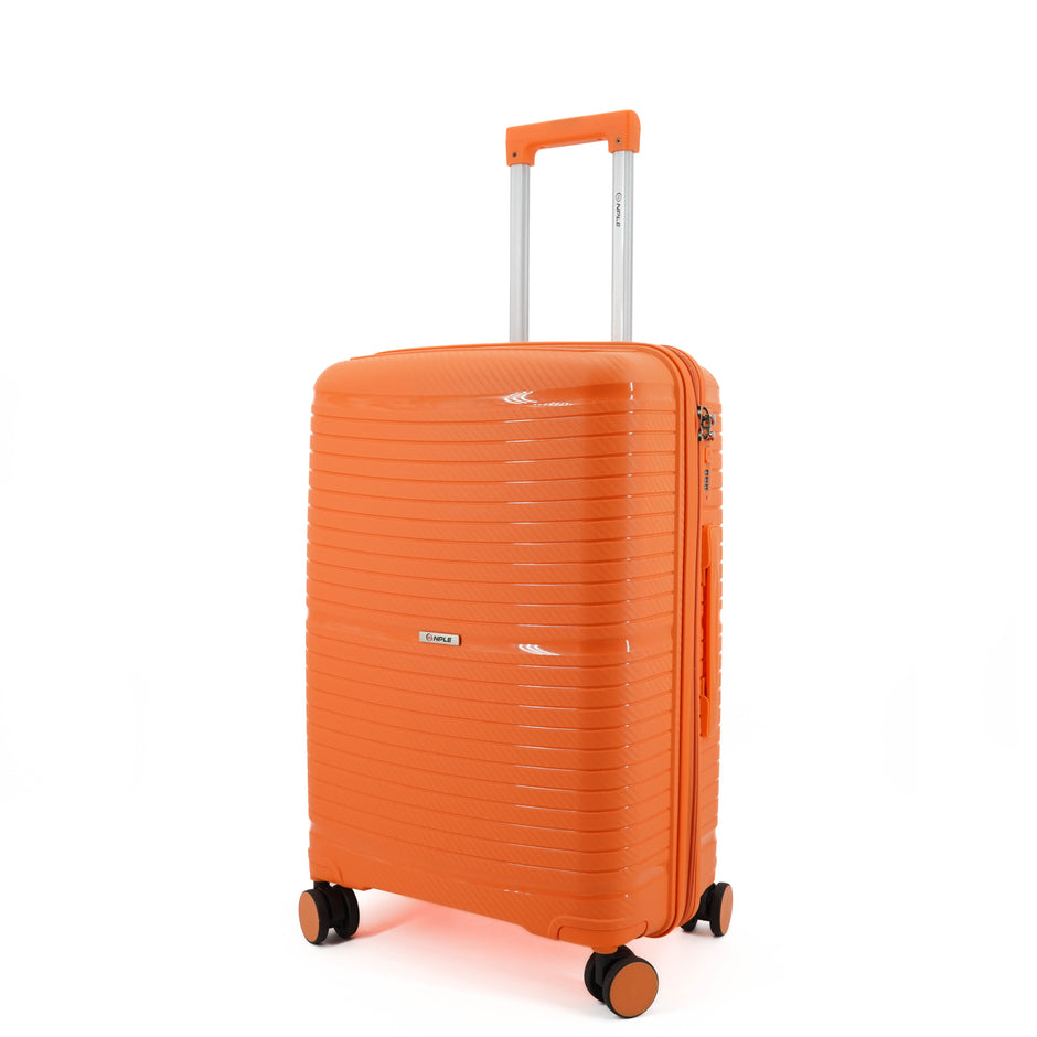 SET OF 2 S+M ORANGE SUITCASES