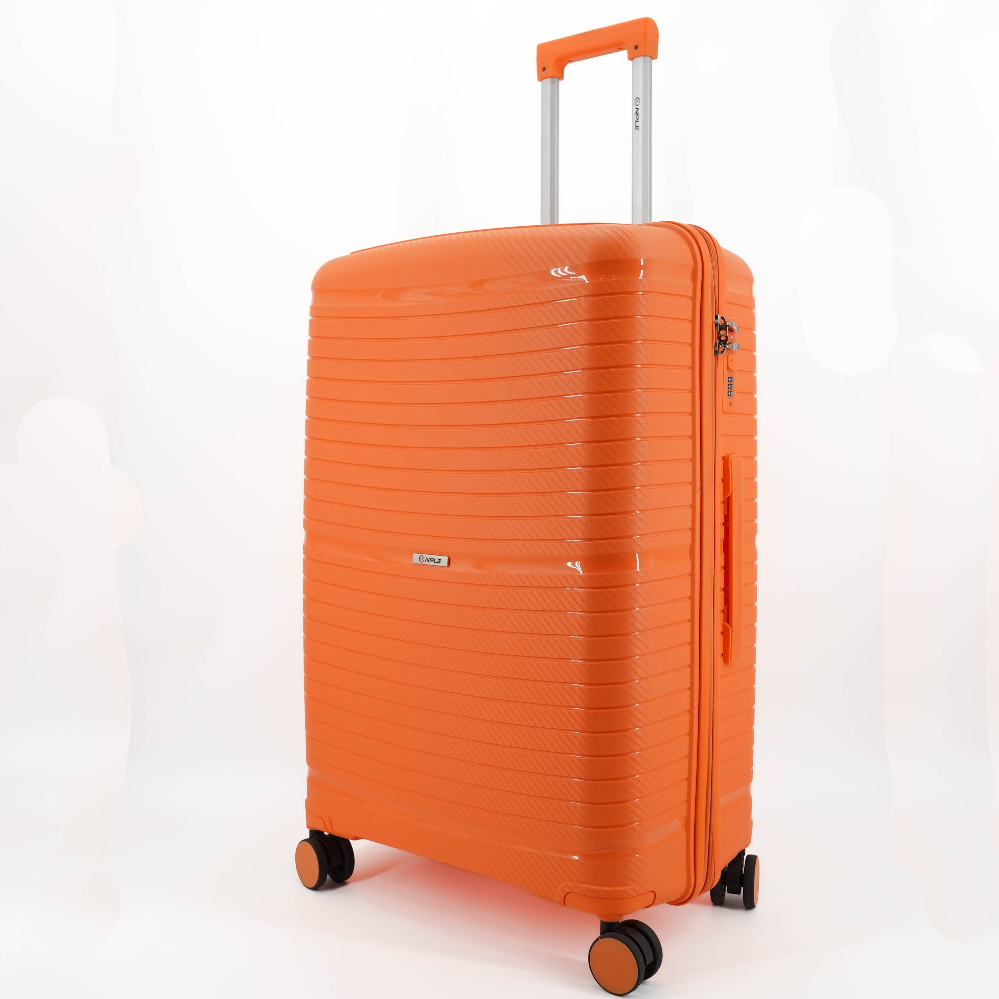 SET OF 2 S+L ORANGE SUITCASES