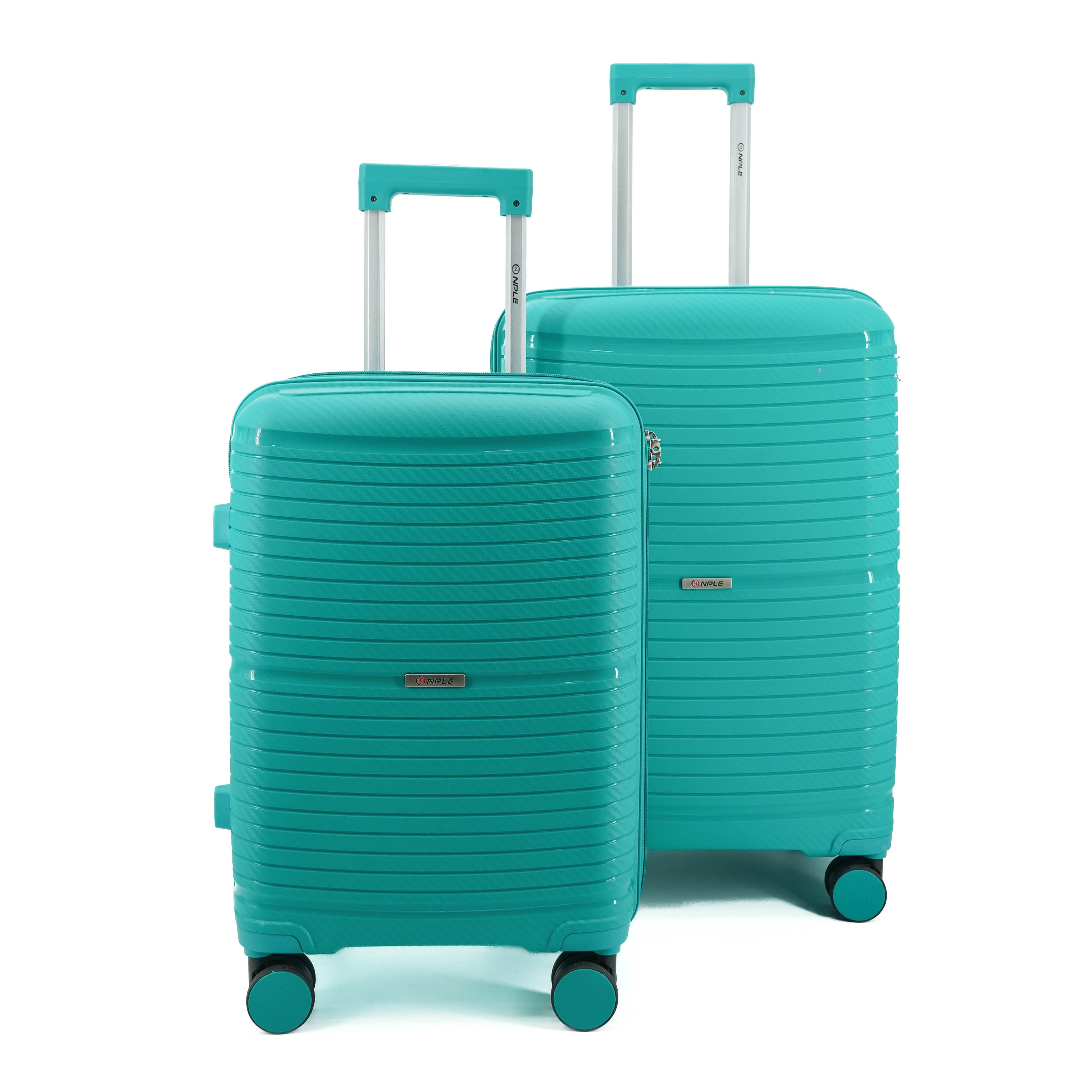 SET OF 2 SUITCASES S+M TURQUOISE