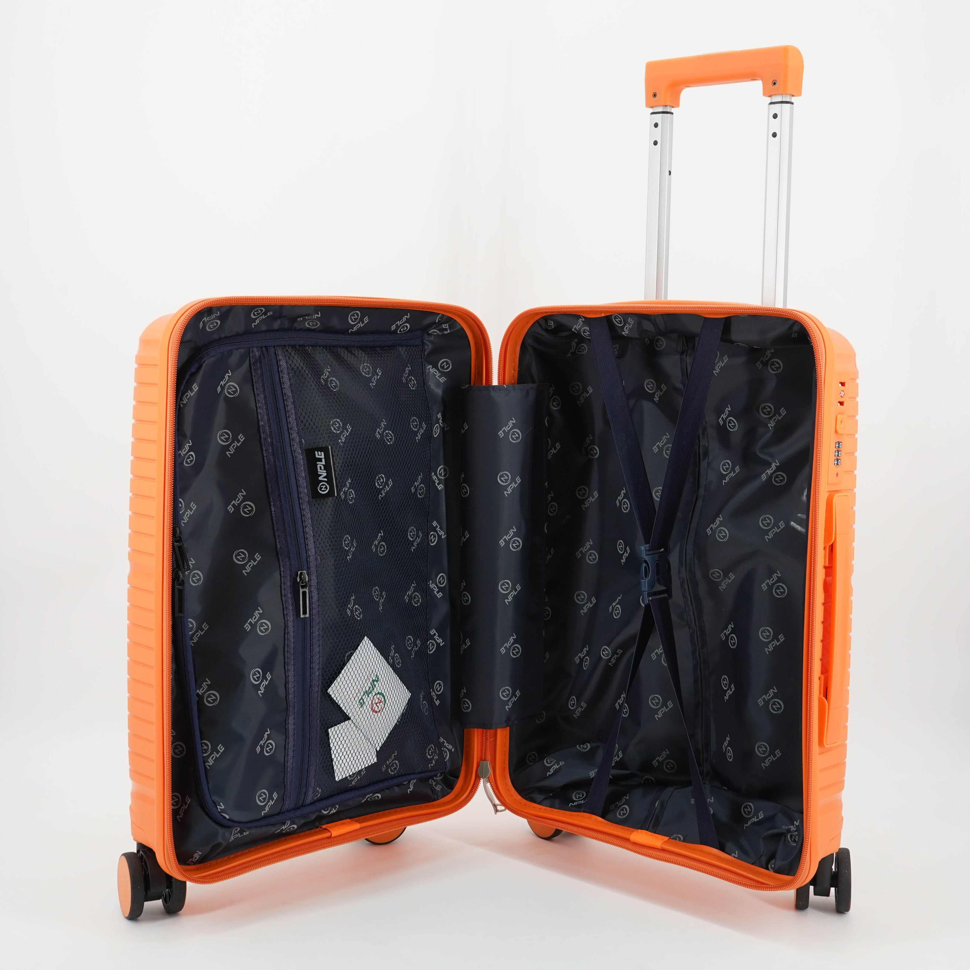 SET OF 2 S+L ORANGE SUITCASES
