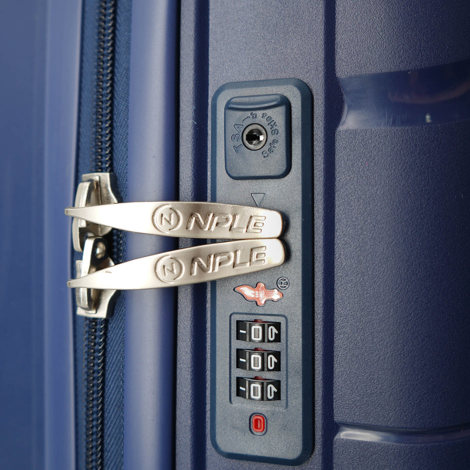 SET OF 3 SUITCASES S,M,L BLUE