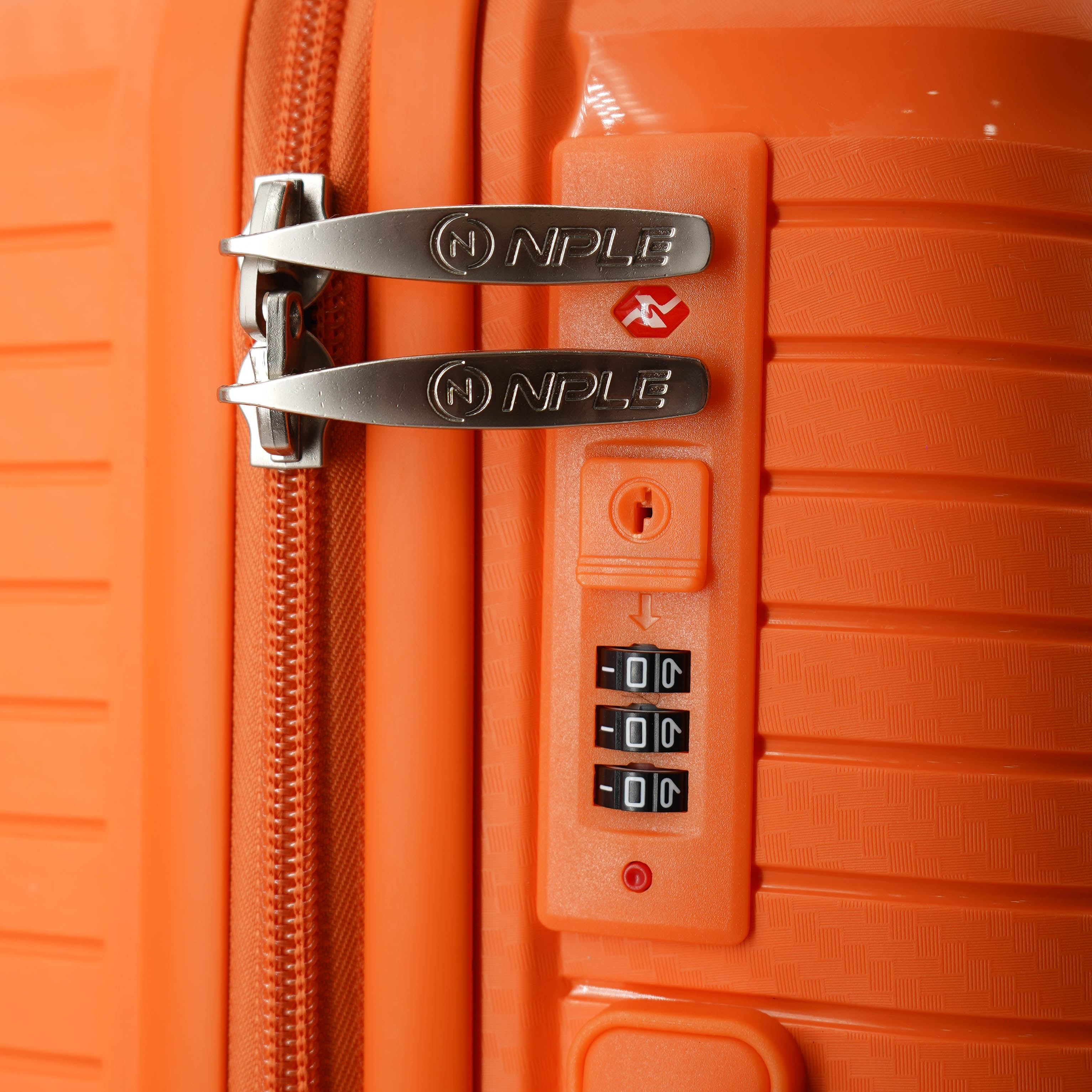 SET OF 2 S+L ORANGE SUITCASES