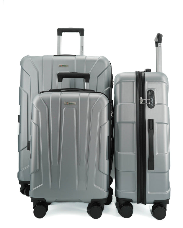 SMART BLACK LUGGAGE SET S+M+L