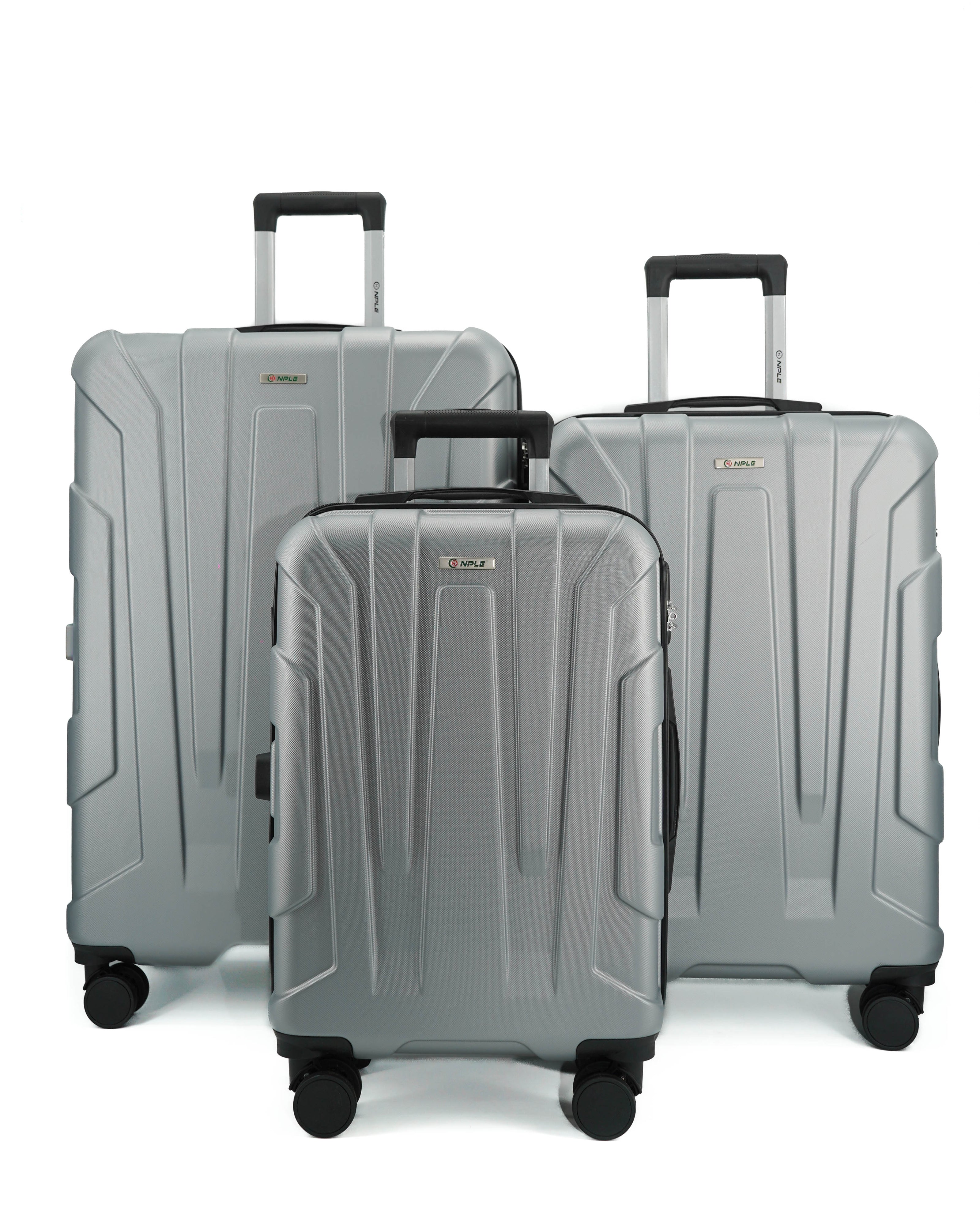 SMART BLACK LUGGAGE SET S+M+L