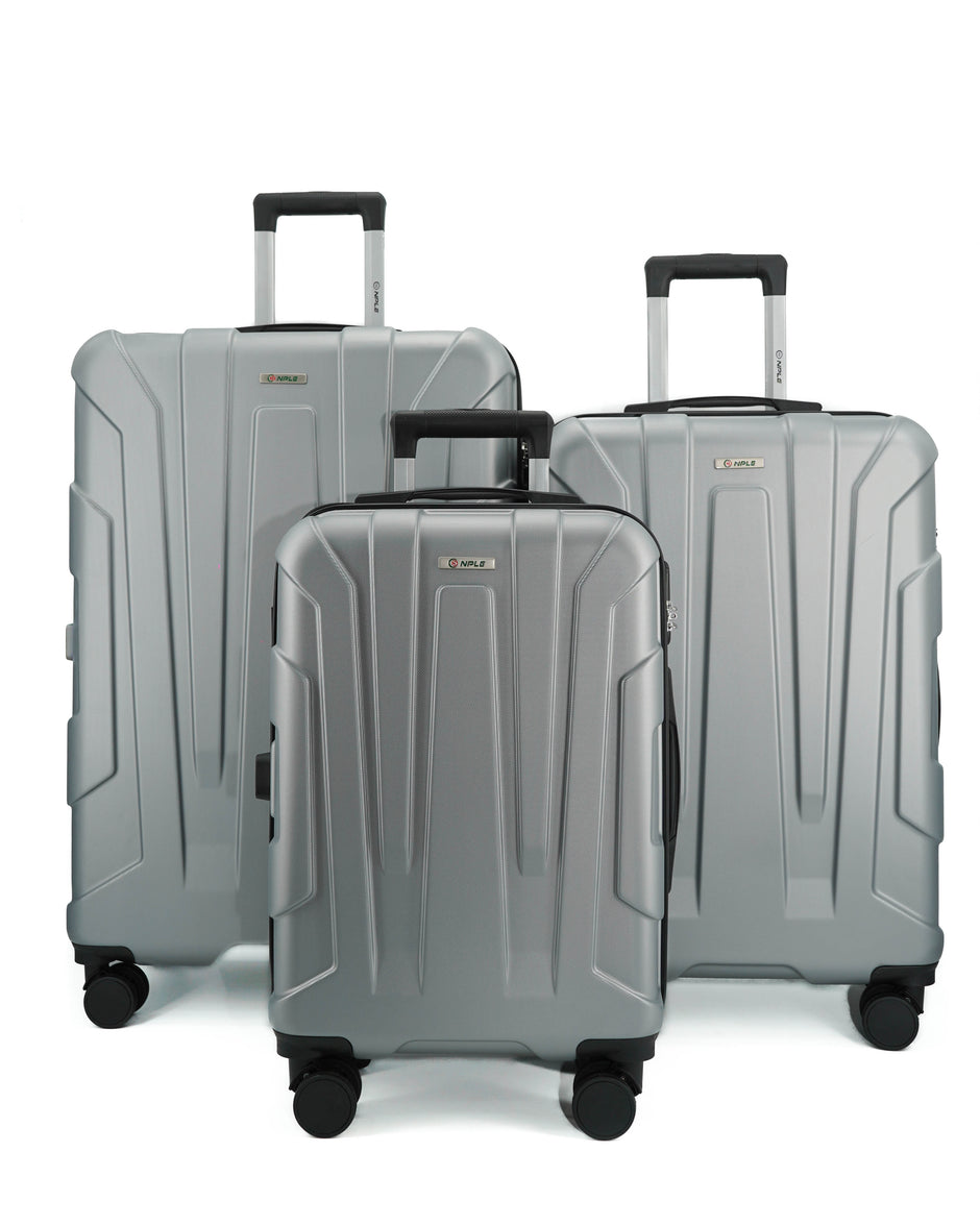 SMART BLACK LUGGAGE SET S+M+L