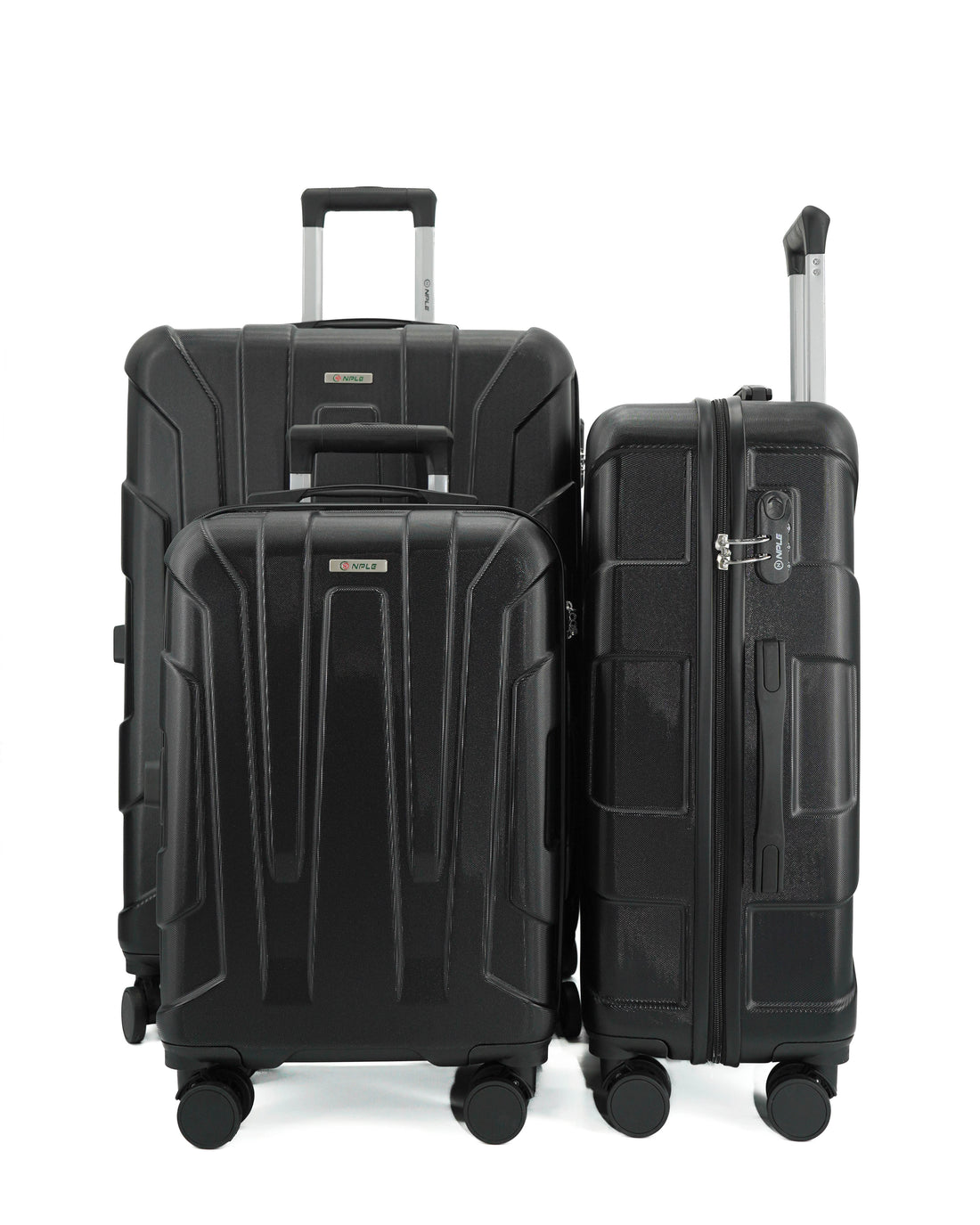 SET DI VALIGIE S+M+L SMART BASIC "BLACK"