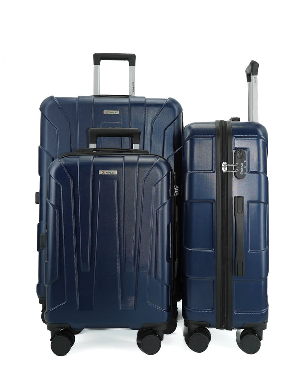 SMART BLACK LUGGAGE SET S+M+L