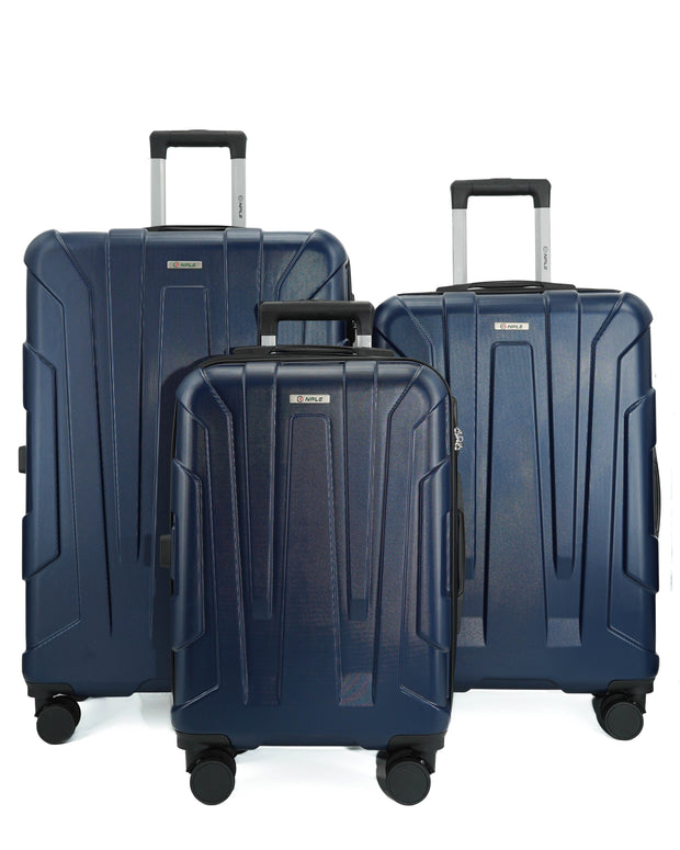SMART BLACK LUGGAGE SET S+M+L