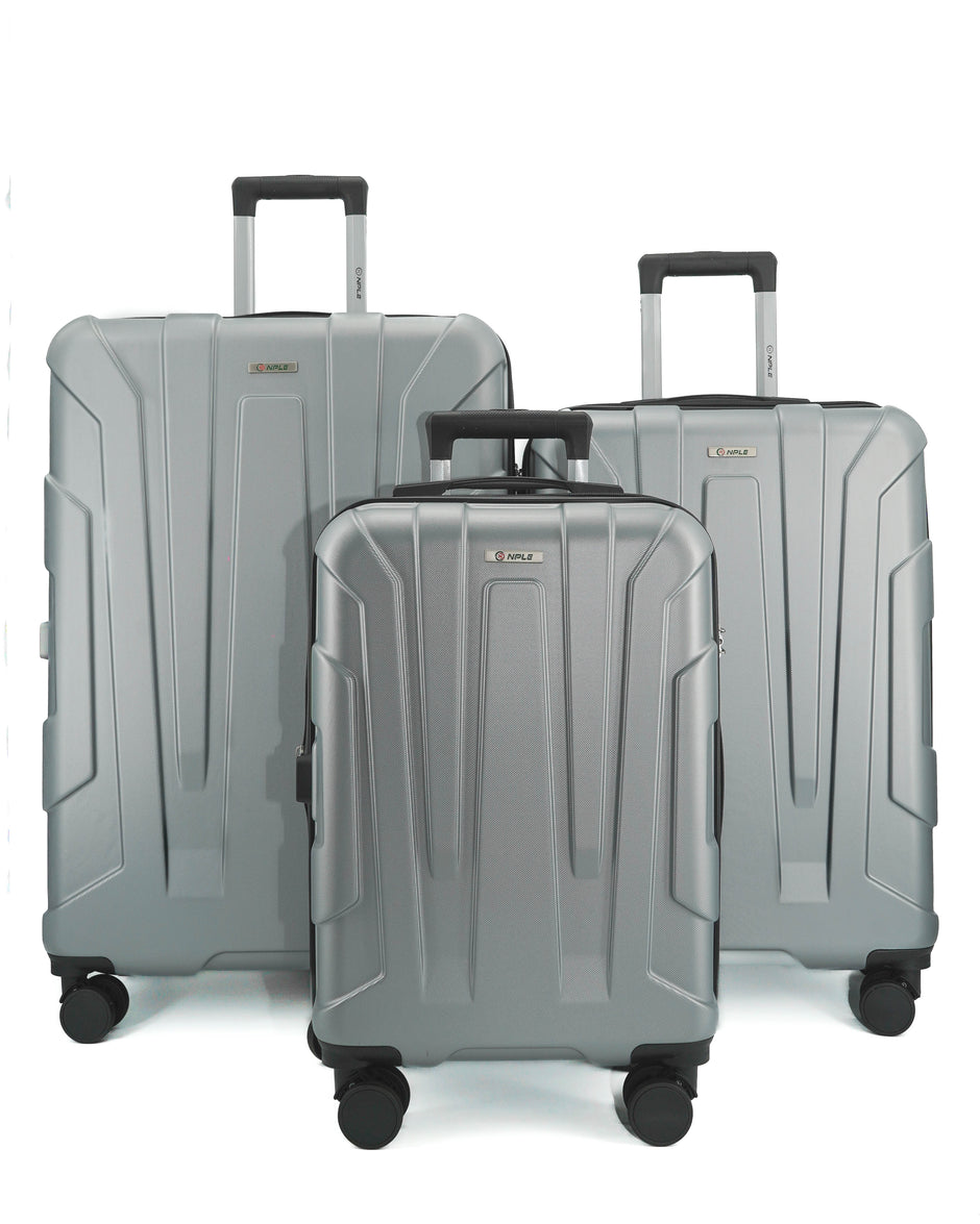 SMART BLACK LUGGAGE SET S+M+L