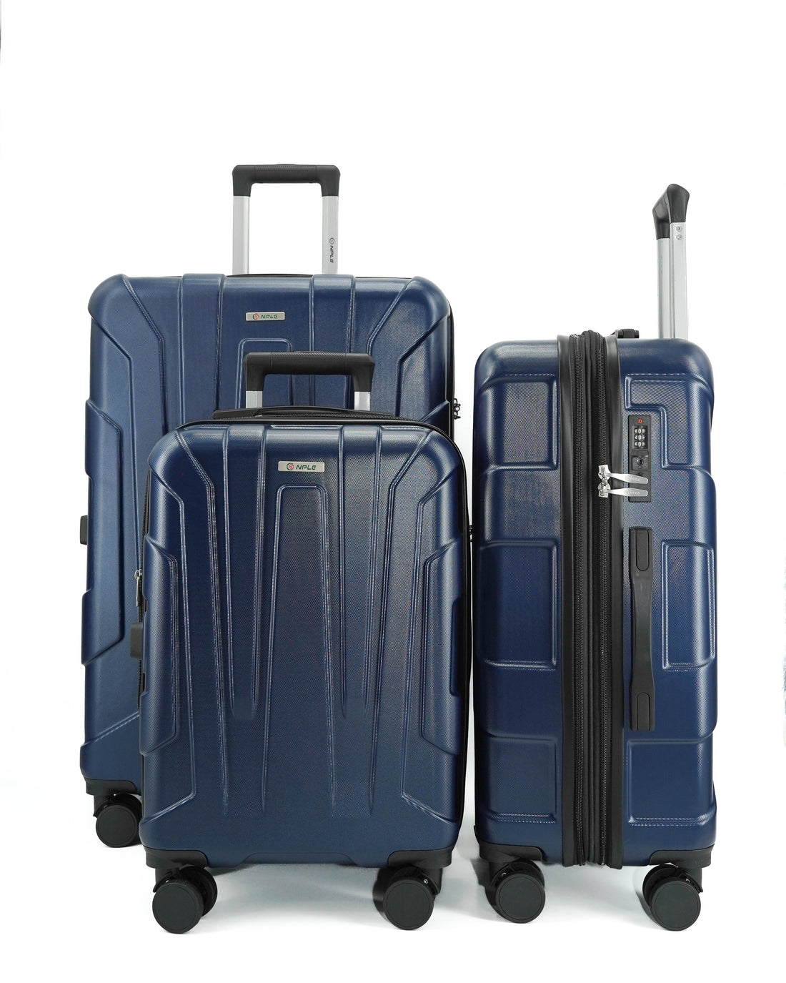 SET DI VALIGIE S+M+L SMART ADVANCED "BLUE NAVY"