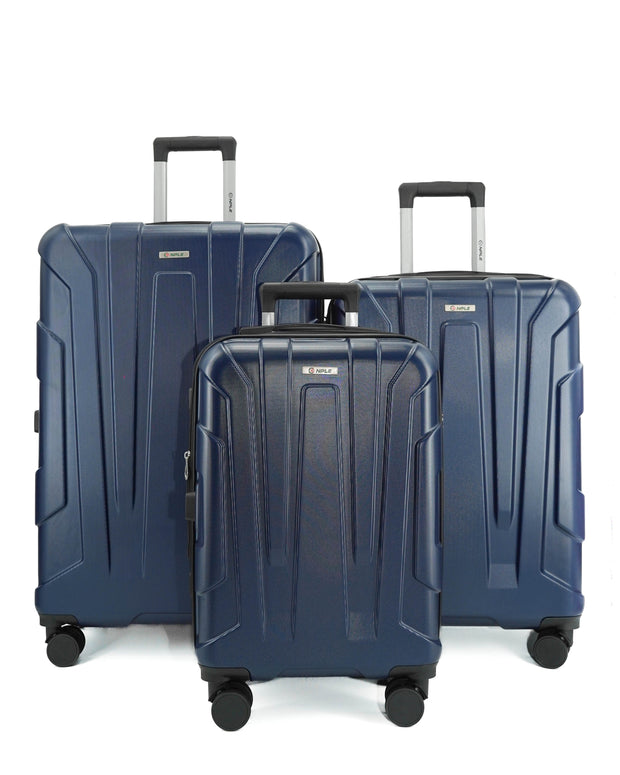 SMART BLACK LUGGAGE SET S+M+L