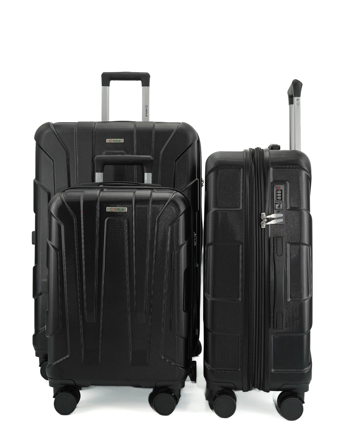 SET DI VALIGIE S+M+L SMART ADVANCED "BLACK"
