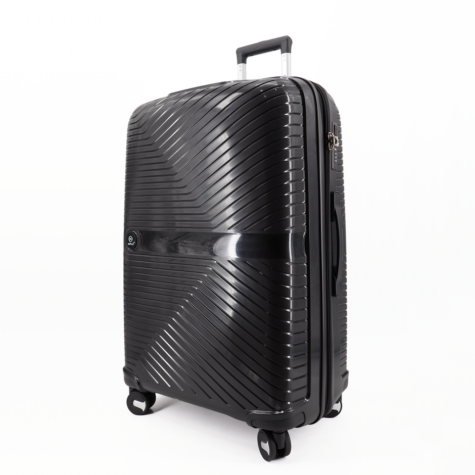 SOLID. VALIGIA L ESPANDIBILE "BLACK"