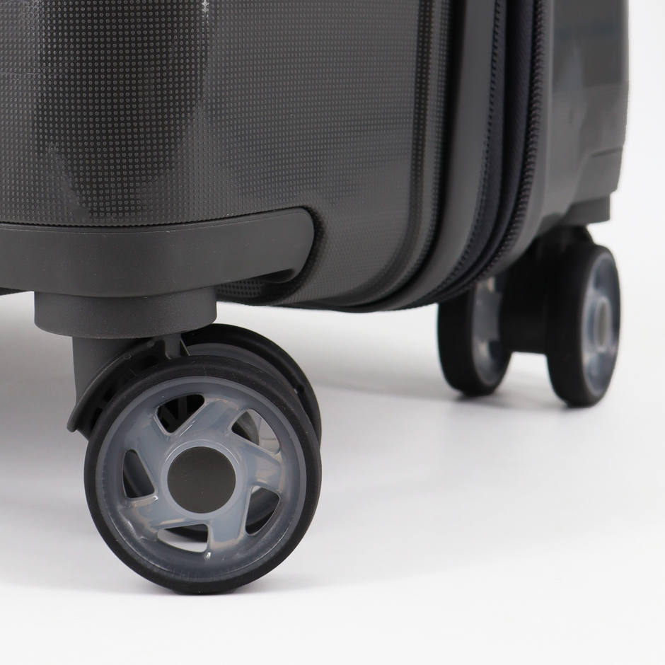 SET OF 3 SUITCASES S+M+L BLACK