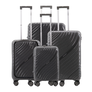FAMILY. SET DI  4 VALIGIE XS+S+M+L "DARK GREY"