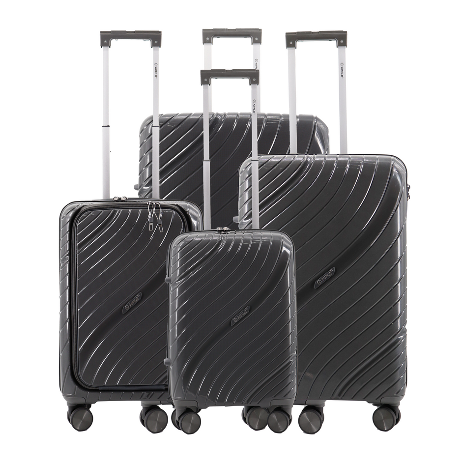FAMILY. SET DI  4 VALIGIE XS+S+M+L "DARK GREY"