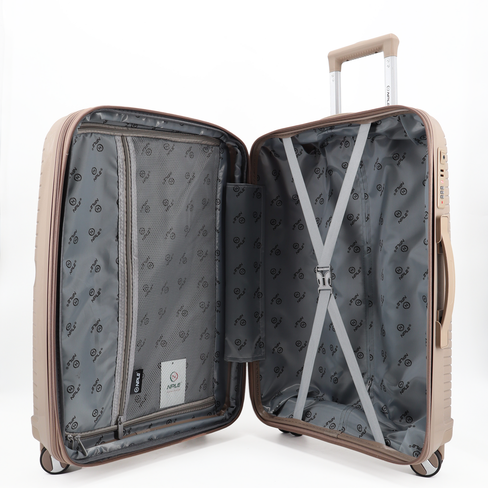 SET OF 3 SUITCASES S,M,L GREEN