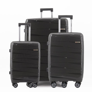 STRONG.SET DI  3 VALIGIE S+M+L "DARK GREY"