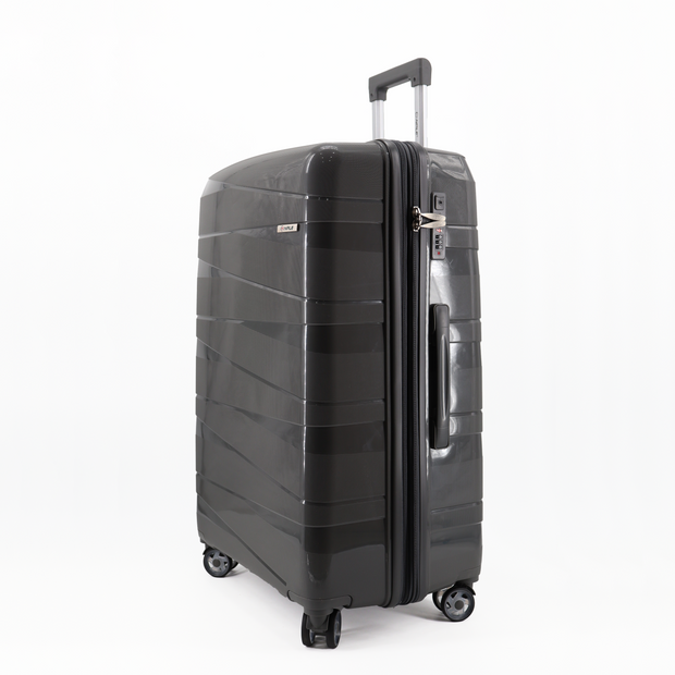 BLACK L CHECK-IN SUITCASE