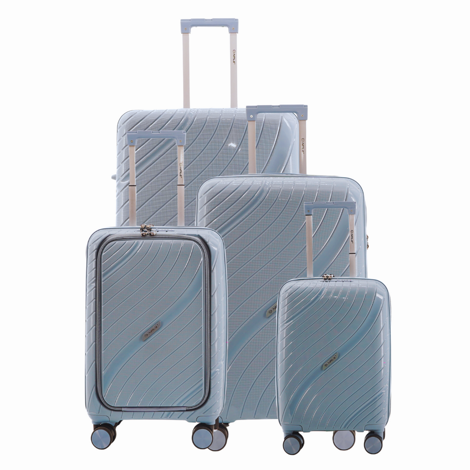 FAMILY. SET DI  4 VALIGIE XS+S+M+L "SKY BLUE"